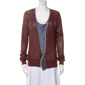Dries Van Noten Silk Cardigan